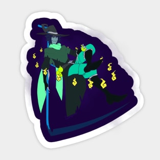 Neon Scarecrow Sticker